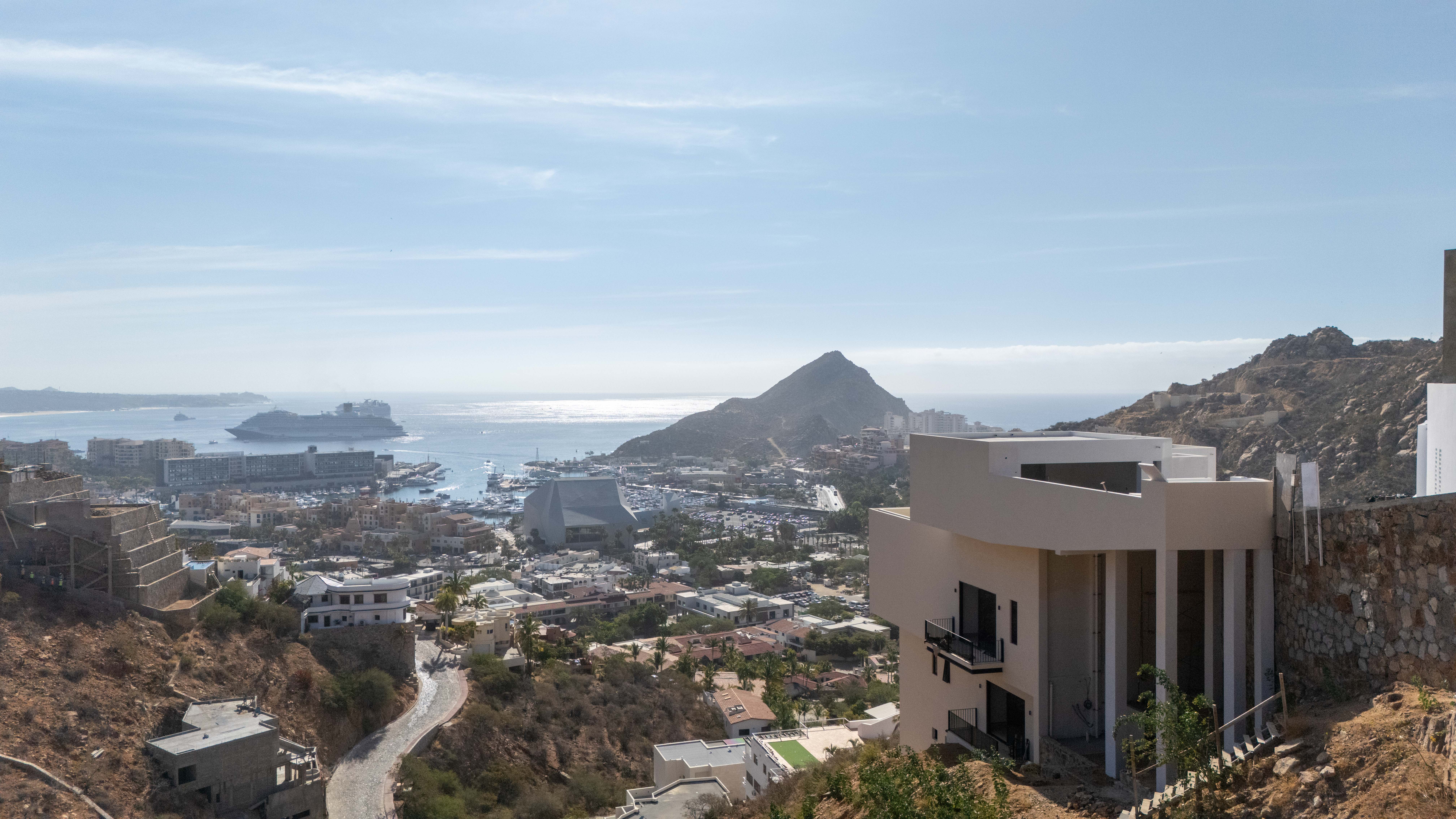 Villa Sundream — Vista aérea de Cabo desde la obra